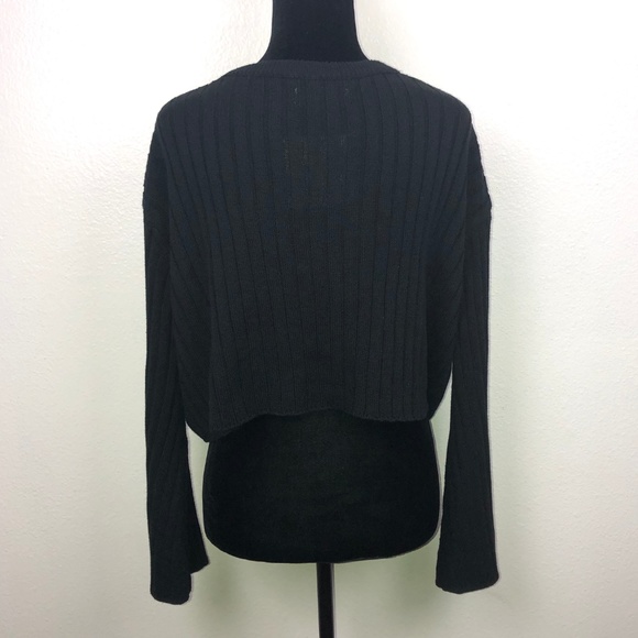 NWT LF Seek The Label Reflective Cropped Sweater - Picture 5 of 8